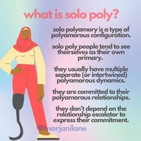 Solo Polyamorous Hijabi Amputee Solo Polyamorous Hijabi Amputee meme and illustration.