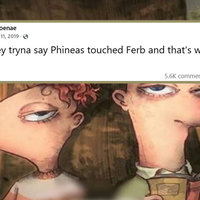 Phineas Touched Ferb And That's Why He Quiet