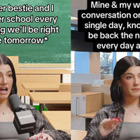 Charli Damelio I Can't Do This Anymore meme examples.