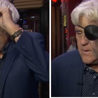 Jay Leno Mafia Debt Theory depicting images of him from November 2024 displaying a bruised face and eye patch.