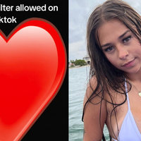 Sophie Rain TikTok Filter image examples.