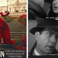 Two examples of The Ancestral Homeland of Timothée meme.