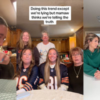 We Listen We Don't Judge Challenge depicting examples from tiktok.