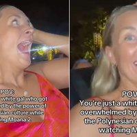POV You’re Just a White Gal Who Got Overwhelmed by the Power of the Polynesian Culture While Watching Moana 2 video from TikToker katkamalani.