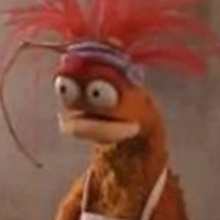 Pepe the King Prawn Pepe the King Prawn meme giving a blank stare.