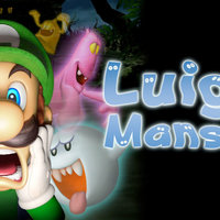 Luigi's Mansion Luigi's Mansion title artwork.