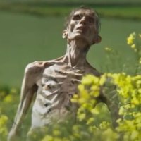 Zombie Cillian Murphy meme depicting the actor from the trailer for 28 years later.