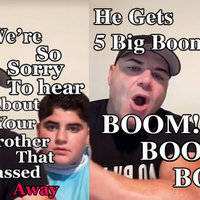 5 Big Booms meme examples depicting the costco guys.
