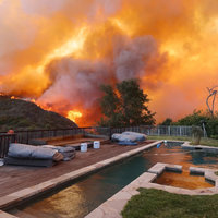 2025 Los Angeles Palisades Fires image example.