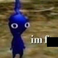 Blue Pikmin Im Fag meme example.