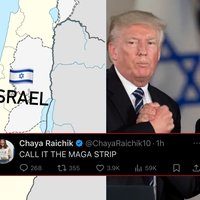 The MAGA Strip / Donald Trump's Gaza Strip Plan image examples.