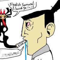 I Laced Yo Shit I Laced Yo Shit meme depicting samurai jack.