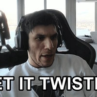 Get It Twisted Gamble meme depicting Trainwreck.