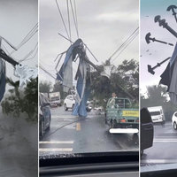 Fallen Electric Pole Art Trend Fallen Electric Pole Art Trend depicting the original image and variations.