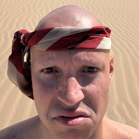 Dan Hentschel in the Desert meme.