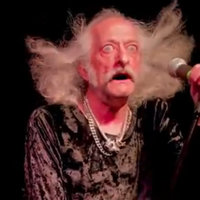 Pentagram Singer Bobby Liebling Staring During "The Ghoul" Pentagram Singer Bobby Liebling Staring During The Ghoul meme and viral video.