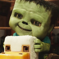 Chicken Jockey meme from the Minecraft Movie.