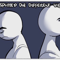 Both Splitted Due Different Views