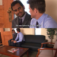 Do We Have To Sit Like This?