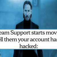 Steam Support Steam Support meme example.