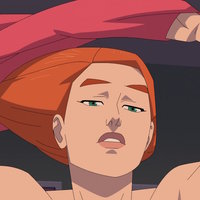 Atom Eve Undressing meme and image example from Invincible.