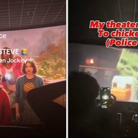 Minecraft Movie Audience Reactions image examples from tiktok.
