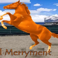 Jovial Merryment / Orange Horse meme example.