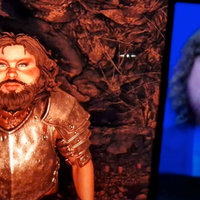 Oblivion Remastered Character Creator image and meme example depicting JD Vance.