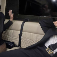 Jenna Ortega and Sabrina Carpenter Smoking a Cigar