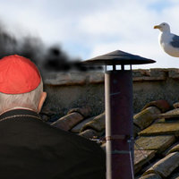 Conclave Smoke Signal Parodies meme and image example.