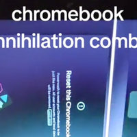 Chromebook Annihilation Combo meme and image example.