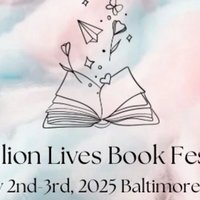A Million Lives Book Festival flyer artwork.