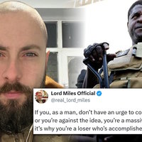 Lord Miles Haiti Invasion image and tweet examples.