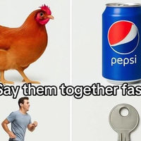 Chick Can Jog Key meme.