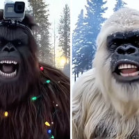Bigfoot and Yeti Vlogs image examples.
