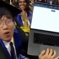 ChatGPT UCLA Graduate ChatGPT UCLA Graduate viral video screenshot.