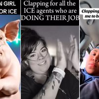 Oxygen Girl Clapping for ICE meme and image examples.