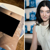 Lordussy Lorde's "Virgin" Vinyl insert cover picture.