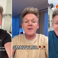 Gordon Ramsay Slang tiktok example images.