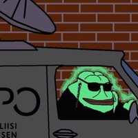 FBI Van Groyper Brainwashing Wojak / Glowie Brainwash meme.