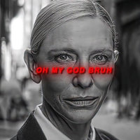 Cate Blanchett Oh My God Bruh Squid Game meme.