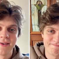 Just Found Out I'm Chopped and Also Unc meme depicting TikToker Riley Hardwick.