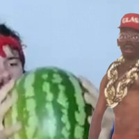 Klodjan "Don't Tap the Glass" Guy Watermelon Videos