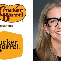 Cracker Barrel Logo Change image examples.