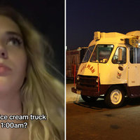 Virginia Ice Cream Trucks at Night image examples from tiktok.