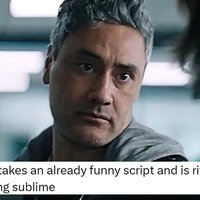 Taika Waititi Is Riffing On a Level That Is Freaking Sublime meme and image example.