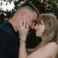 Taylor Swift and Travis Kelce Engagement image example.