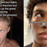 The Great Noticing image examples from tiktok.