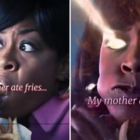 My Mother Ate Fries meme example images.