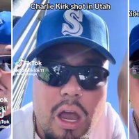 Elder TikTok / Eldertiktok11 Video at Charlie Kirk Shooting image examples.